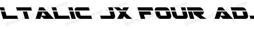ltalic jx four adjust字体转换